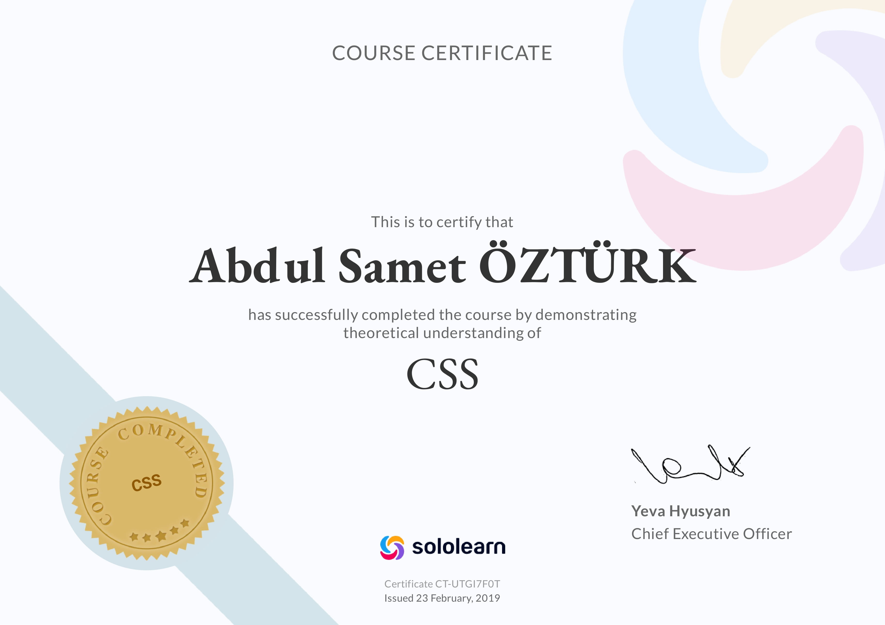 SOLOLEARN CSS